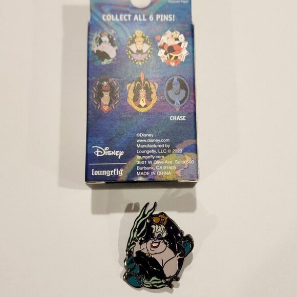 Loungefly Disney Villains Ursula Portrait Blind Box Pin Opened NEW - Picture 9 of 10